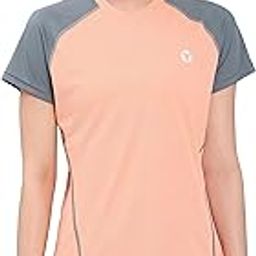 technosport Quickdry Womens Slimfit Roundneck Halfsleeve T-Shirt Odourfree Breathable UV Protection (WTW114_123P)-picture-6