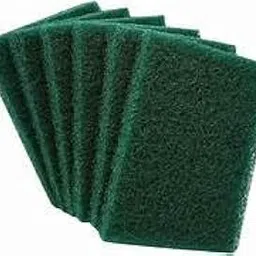 Scratch Kitchen Scrubber| Sponge Pad | Green Scrubber Pad -15 pcs| Dish Washer Scrubber| Long Lasting | Multipupose Scrubber for Utensils-picture-27