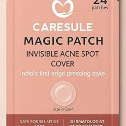 CARESULE Miracle Invisible Spot Cover - Absorbing Cover, Hyrocolloid Patch Skin Care, Facial Stickers, (24 HYDROCOLLIDE)-image-97