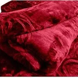 CHANGERS Embossed Blankets,Quilt,duvets,dohar,Quilt,duvets,dohar Solid Colour Ultra Soft Floral Double Bed Heavy Mink Winter Blanket-picture-29