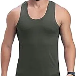 milton ( label) Men's RN Vest | Sleeveless Innerwear | 100% Cotton Undershirt | Breathable & Comfortable Fit Pack of 1-picture-17