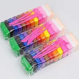 ARETOR Clay for Art and Craft Air Dry Clay Soft Clay Creative Art Craft, Gift for Kids Pack of 12-picture-30