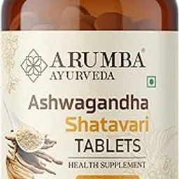 Ashwagandha Shatavari Tablets for Women, 150 nos, Made with Pure Ashwagandha and Shatavari Powder-picture-21