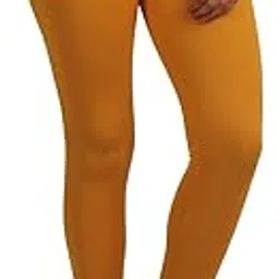 frenchtrendz Womens's Modal Spandex Legging Ankle Pull On (Mustard, XS-4XL)-picture-39