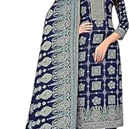 dravinam trends Women's Unstitched Kashmiri Kani Printed Woolen Winter wear salwar suits for women with Fancy Kani Shawl dupatta-picture-21