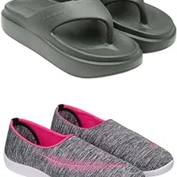 zenwear Extra Soft Classic Casual wear with Flexibility Technology Flats Combo for Women's/Girl's(6111-1543)()-picture-18