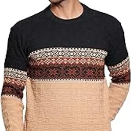 grand line Men's Multicolor Acrylic Winter Sweater – Warm, Soft & Stylish | Sizes M-XXL-picture-42