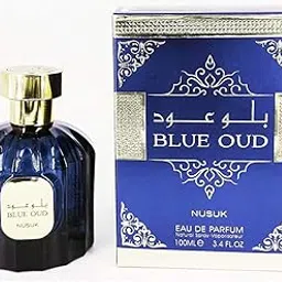 Nusuk Blue Oud Eau De Parfum 100 ML (3.4. F.L. O.Z.), Unisex Perfume, Made In U.A.E.-picture-24