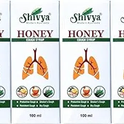Shivya Ayurveda Honey Cough Syrup 400ml (100ml x 4) | 100% Natural, Paraben-Free, Fast Relief for Dry, Wet, Smoker’s and old Cough-picture-45