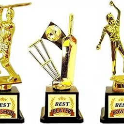 Kesora® - |Cricket Man of The Match Trophy | Cricket Best Batsman Trophy |Cricket Best Bowler Trophy | Cricket Tournament Trophy | (Model 08)-picture-14