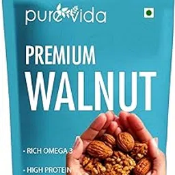 Purevida Walnuts 450gm | Natural, Crunchy & Nutritious | Rich in Omega-3, Protein & Antioxidants | Supports Brain & Heart Health | Gluten-Free | Ideal for Snacking, Baking & Cooking-picture-20