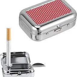 Pocket Ashtray, Compact Car Ashtray with Lid, Portable Ash Tray for Travel, Camping, Hiking, and Outdoor Activities-image-3