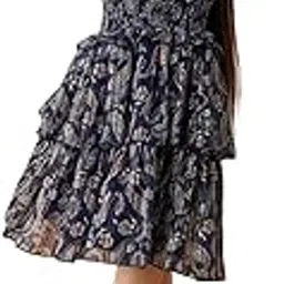 Pspeaches Girl's Polyester Fit and Flare Knee-Length Dress-picture-17