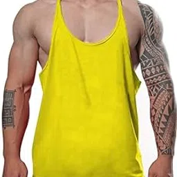 Vest for Men Quick Dry Fit Regular Fit Vests for Men Gym Vests for Men for Casual Wear Workout Vests for Man Active Gym Wear for Men Running T-Shirts for Men Vest for Man GL2618-picture-17