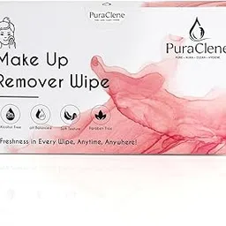 PuraClene Clean & Glow Makeup Remover Wipes, Cleansing And Hydrating Facial Wipes, Effortlessly Removes Makeup-image-5