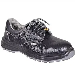 Men's Black Composite Toe Leather Safety Shoe 1012ESR | Lightweight Industrial Work Footwear | Anti-Slip, Shock-Resistant & Comfortable-image-84