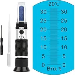 Doctor Le Parco Precise Handheld Brix Refractometer with ATC | 0-32% Range | Chemistry Laboratory Equipment for Food, Industrial & Agricultural Use | High Accuracy Optical Measurement-picture-35