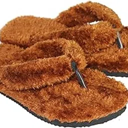 bhains ki ankh M2C Cozy Comfort Women’s Fur Slippers Soft & Stylish Indoor Outdoor Footwear-picture-59