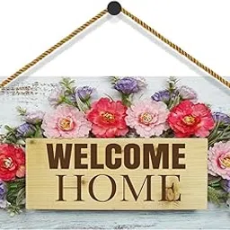 SAF paintings UV Lamined Mdf Wall Hanging ||Welcome Home Beautiful Home Decoration Wall Hanging|WS-WHAREC-26-picture-14