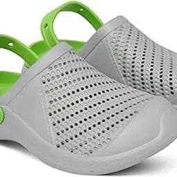 Acorn Men's Lightweight Classic Clogs | Comfortable Slip-On Sandals with Adjustable Back Strap for Men | Breathable Casual Footwear Anti-Skid Outdoor Slides for Men-picture-37