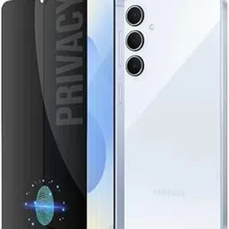 MOBIKTC - FG Privacy Tempered Glass Screen Protector for Samsung Galaxy A35 5G | Privacy Tempered Glass Guard Samsung Galaxy A35 5G – HD/Fingerprint Working/9H Hardness [BLACK]-picture-51