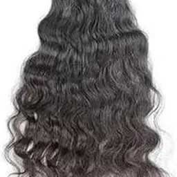 100% Human Hair Extensions 16 Inch | Natural Black Silky Wavy Texture | 100g Machine Weft Bundle for Women & Girls | Real Remy Virgin Hair | Shedding-Free, Curlable, Ready to Wear-image-10