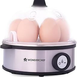 Wonderchef Essenza Instant Egg Boiler | 7 Poachers | 350 W |Stainless Steel Cool-touch Body | Auto Shut-off | Steaming Rack, Measuring Cup with Piercing Pin, Glass Lid with Steam Vent |2-Year Warranty-picture-28