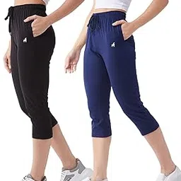 modeve Women Solid Cotton Blend Capri for Summer|| Summer Wear-picture-56