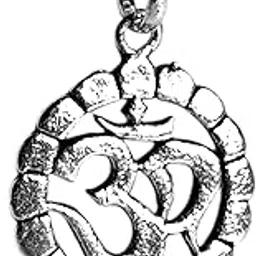 rudracraft 925 silver jewelry RUDRA CRAFT Sterling Silver (92.5% purity) God Om Pendant - Om In Round Cricle| God Pendant for Men & Women-picture-37