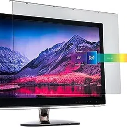 VizoBlueStop 27-28 inch Anti-Blue Light Filter for Computer Monitor. Blue Light Monitor Screen Protector Panel (24.8 x 14.6 inch). Blocks Blue Light 380 to 495 nm. Fits LCD, TV and PC, Mac Monitors-picture-24