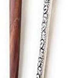 triply9 Multicolor Handcrafted Wooden and Metal Handmade Hair stick for Girls and Women Bun Stick (Pack of 2)-picture-11