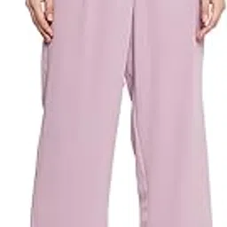 madame Women Mauve Solid Trousers-picture-10