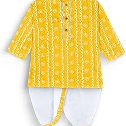 mustmom Baby Boy Dhoti Kurta Dress, Ethnic Wear for Rakhi, Janmashtami, Independence Day, Haldi, Annaprasan, 6 months to 5 Years-picture-47