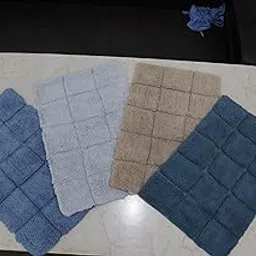 Door Mat Set of 4, Anti-Skid Cotton Blend Kitchen Rugs, 60 x 40 cm, Regular Design, Best Kitchen Accessories Items for Home & Bathroom, Perfect Door mats for Home Combo of 4 pcs-picture-25
