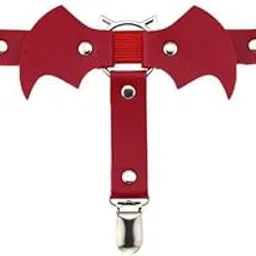 enakshi (label) 3xBat Wing Garter Leg Ring Punk Harness Garter Belt Adjustable Suspender Red|Clothing, Shoes & Accessories | Womens Clothing | Intimates & Sleep | Garter Belts-picture-25