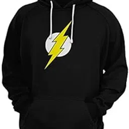 tee mafia Unisex The Flash Superhero Hoodie|Star Wars Hoodie | Sweatshirt Hoodie| Black-picture-50