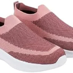 skitter Women's Lightweight Sports Shoes Polyester Material Beige Color Footwear (GN-226)-picture-13