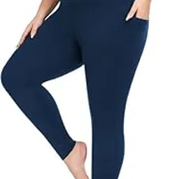 geifa Women's High-Waisted Stretch Pocket Jeggings – Slim Fit Denim Look Leggings-picture-55