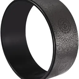 MERISHOPP Yoga Wheel Training Tool Pilates Equipment Lightweight 32 Cm Backbends Wheel Black|Sporting Goods|Fitness, Running & Yoga|Yoga & Pilates|Yoga Props-picture-14