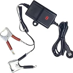 Drumstone (𝐒𝐩𝐞𝐜𝐢𝐚𝐥 𝟏𝟓 𝐘𝐞𝐚𝐫𝐬 𝐖𝐚𝐫𝐫𝐚𝐧𝐭𝐲) 12V Smart Battery Charger with USB Power Input & Heavy-Duty Alligator Clips – Fast Charging for Car, Bike, Boat, UPS, Emergency Lights,-picture-28