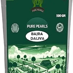 PUREPEARLS Bajra Daliya | Pearl Millet Cracked Grain | High-Fiber, Gluten-Free Superfood | 500 G Pack-picture-29