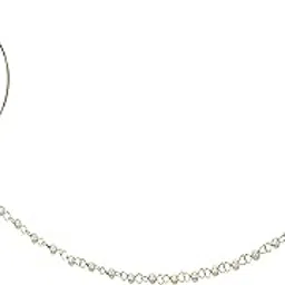 Beabhika Golden Nose Ring For Left Side Pierced Nose With Hair Chain And White Faux Pearl Indian Traditional Wedding Jewelry Nath Nose Pin Hair Chain Gift For Women-image-18