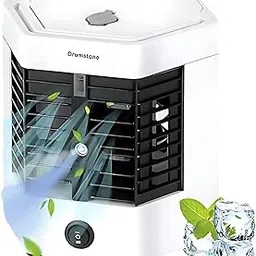 Drumstone 𝟏𝟓 𝐘𝐞𝐚𝐫𝐬 𝐖𝐚𝐫𝐫𝐚𝐧𝐭𝐲 Mini Portable Air Conditioner with Mood LED Light - Personal Space Cooler for Home Office, Easy-to-Fill Water Tank-Best Gift-picture-11