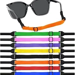 azonee Adjustable Glasses Strap, Glasses Holder Sunglass Strap Universal Eyeglasses Strap Eye Glasses Holders Around Neck Sport Glasses Strap for Men Women Kids (8 Colors) 8 PCS-picture-58