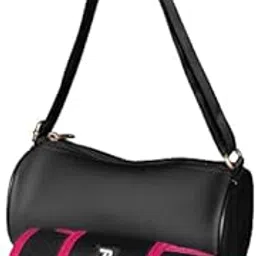 Frokht Sweat and Slimming Belt for Men and Women (Pink Black, Large) with Black Bag-picture-12