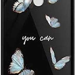 NDCOM for Oppo A31 Back Cover Black Delicate Phrase Printed Glass Case-image-8