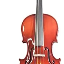 NGM Musicals Handcrafted Solid Wood Acoustic Electric Knob Pickup Violin with Carrying Case, Rosin, Bow-image-21