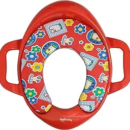 OYO BABY Plastic Toilet Seat Safe Soft Training Seat|Ideal for Toddlers|Diaper-Free Training|Suitable for Potty Training of Boys&Girls (Red)-image-14