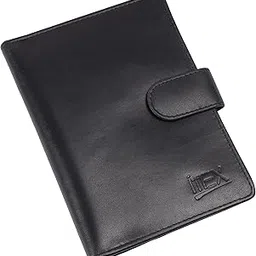 imex Black Genuine Leather Passport Holder (Black)-picture-49