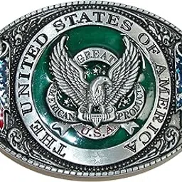 ctm Unisex Usa American Eagle Belt Buckle-picture-25